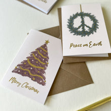Load image into Gallery viewer, Pink Christmas Tree Card

