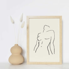 Load image into Gallery viewer, Female Form No. 2 in Off White and Black
