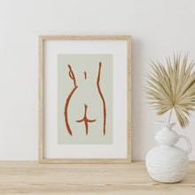 Load image into Gallery viewer, Peachy - Abstract Bum Art
